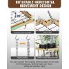 Rectangular 23.5-Inch Metal Wood Ceiling Mounted Kitchen Pot Rack