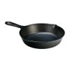 8-Inch Pre-Seasoned Cast Iron Skillet Frying Pan With Pour Spouts Made In Usa