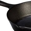 8-Inch Pre-Seasoned Cast Iron Skillet Frying Pan With Pour Spouts Made In Usa