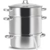 11 Quart Stainless Steel Steamer / Fruit Vegetable Juicer