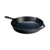 12-Inch Cast Iron Skillet Frying Pan With Pour Spout - Made In The Usa