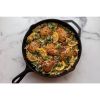 12-Inch Cast Iron Skillet Frying Pan With Pour Spout - Made In The Usa