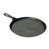 10.5 Inch Round Pre-Seasoned Cast Iron Skillet Griddle Frying Pan Made In Usa