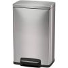 13-Gallon Kitchen Trash Can With Step Lid In Stainless Steel Finish
