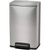 13-Gallon Kitchen Trash Can With Step Lid In Stainless Steel Finish