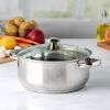5-Quart Stainless Steel Dutch Oven With Glass Lid