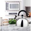 2.5 Quart Stainless Steel Whistling Teapot Kettle With Stay Cool Handle