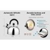 2.5 Quart Stainless Steel Whistling Teapot Kettle With Stay Cool Handle