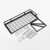 Matte Black Stainless Steel Wall Mounted Pot Rack With 10 Hanging Hooks