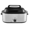 Electric Roaster Oven, 26 QT Turkey Roaster Oven with Self-Basting Lid, 1450W Roaster Oven with Defrost & Warm Function, Adjustable Temperature