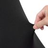 3 Pack Table Cloth for 6FT Rectangular Fitted Events, Wrinkle-Resistant Stretch Black Table Covers, Washable Spandex Tablecloth Protector, for Party