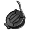 Tortilla Press, 10 Inch Tortilla and Roti Maker, Cast Iron Heavy Duty Tortilladora Press, Pre-Seasoned Pataconera Maker with 100 Pcs Parchment Paper