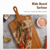 Antibacterial, durable cutting board with 1.8 cm thickness (40×20×1.5 cm), crafted from mahogany for eco-friendly and long-lasting performance