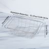 1pc Drain Rack; Drain Basket; Stainless Steel Kitchen Basket; Home Utensil Holder; Sink Basket; Retractable Sink Rack Suitable For Rectangular Si